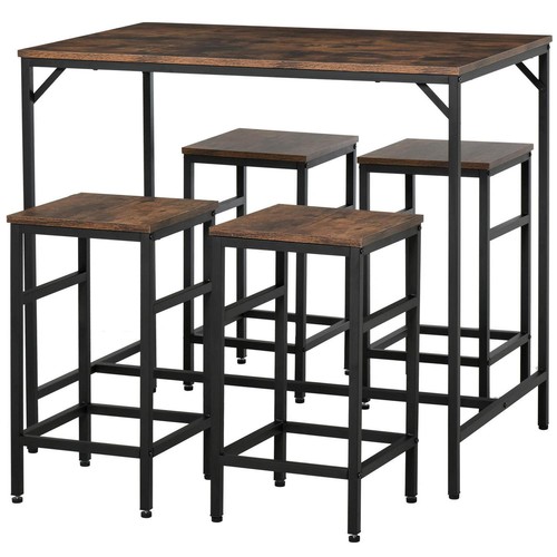 Bar table and stools set - bar,