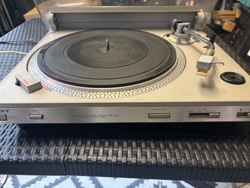 Sony 333 stereo turntable - sony,