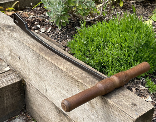 Vintage large man tree saw - vintage,
