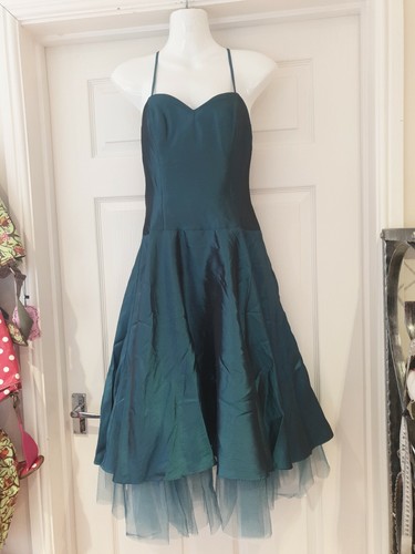 Jora collection dress petrol - jora,