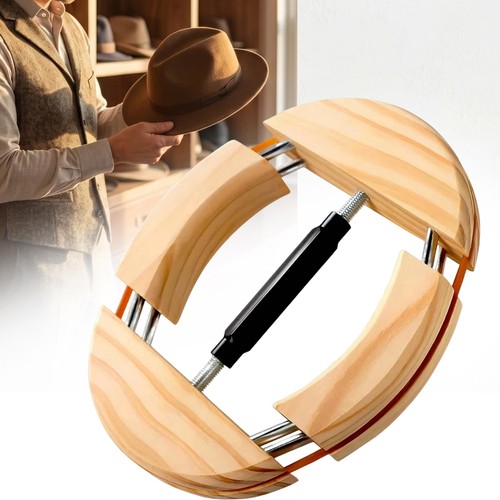 Way adjustable wooden hat - 4,