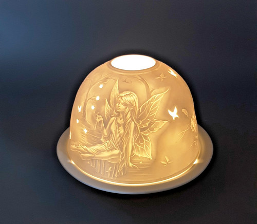 Lithophane porcelain dome - lithophane,