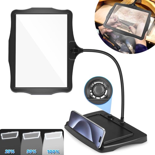 Hands free reading - reading, magnifying