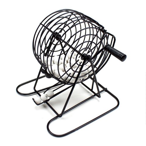 Bingo game lottery cage - bingo, table