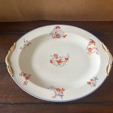 VTG B&Co. Limoges France L. Bernardaud&Co. Hand Painted Serving Dish/Platter