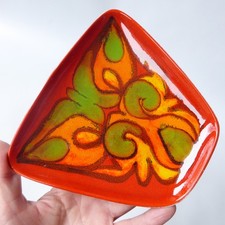 Poole pottery Delphis red