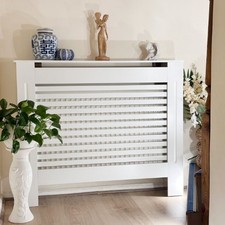 100/92cm High Radiator Cover 172 152 111 78cm Wood Slat Grill Cabinet Furniture