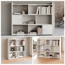 2/3 Tiers Stretchable Storage Unit Small Solid Wood Bookcase Desktop Book Shelve