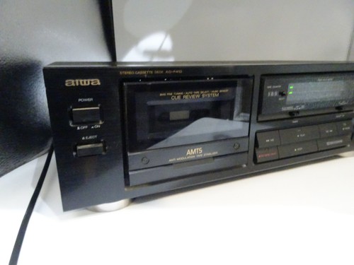 Aiwa f410 cassette deck - aiwa,