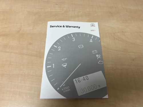 Toyota service history - toyota,
