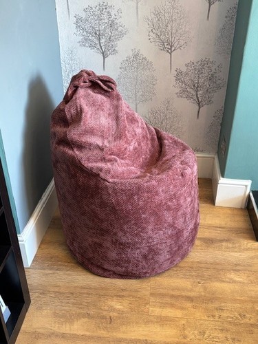 Soft woven beanbag - woven,