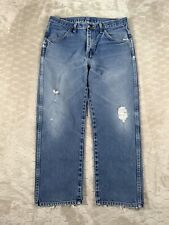 VTG 80s 90s Rustler 87619PW Regular Fit Straight Leg Jeans - Tag 33x30 Fit 32x25
