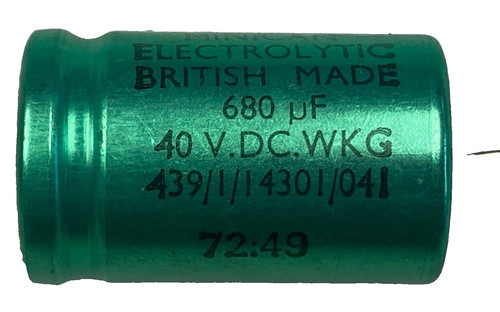 680uf 40v axial - axial-, nos: