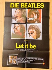 BEATLES LET IT BE Original US Poster 1969/70 Super Conidition