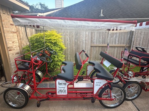 Surrey bike double - bike,, bench