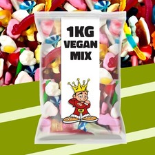1kg Vegan Fizzy Sweet Mix - Mix Of Fizzy Jelly Pick N Mix Sweets FAST&FREE DEL🚚