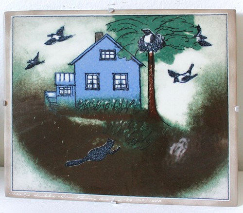 Rare signed numbered - +, wall