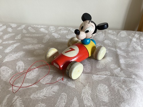 Mickey mouse vintage wooden - mickey,