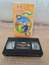 Vintage Cbeebies Dance With The Teletubbies VHS Video Cassette Tape Rare