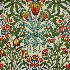 Tapestry Fabric - William Morris Woodland Weeds Cotton Rich Upholstery Material