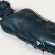 Full Cover Latex Sleeping Bag Back Zipper Inner sleeves Rubber Sleep Sack Custom