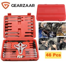46x Harmonic Balancer Puller Tool Kit Gear Pulley Steering Wheel Removal Tool UK