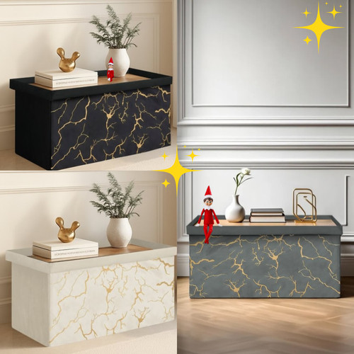 Ottoman storage seat stool - ottoman,