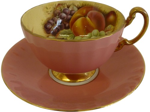 Vintage aynsley orchard - orchard, gold