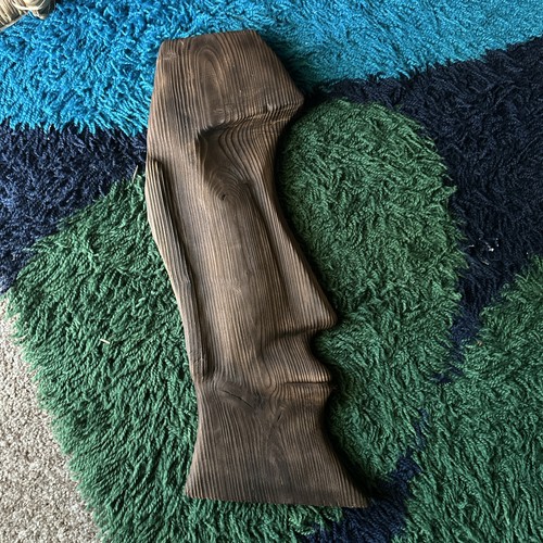 Large hand carved - hand, mask