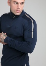 SikSilk Mens Navy Infinity