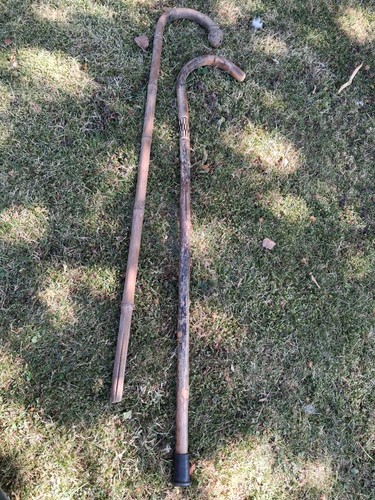 Vintage walking sticks - x,
