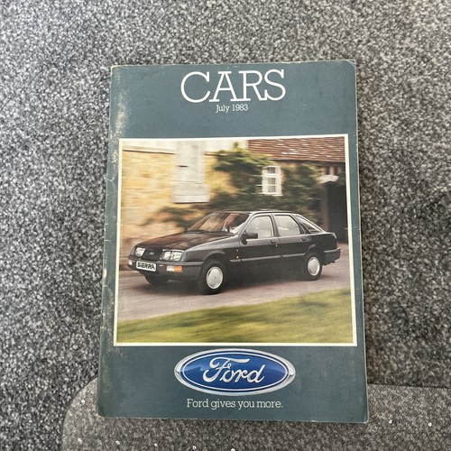Ford cars range - 1983, brochure