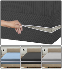 ANTI BED BUG Zipped Mattress Protector Total Encasement Zip Cover King All Sizes