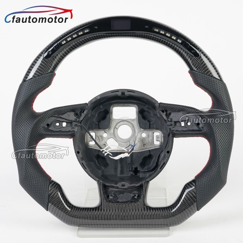 Real carbon fiber led steering - fiber,