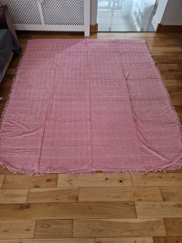 Vintage pink rose candlewick - vintage,