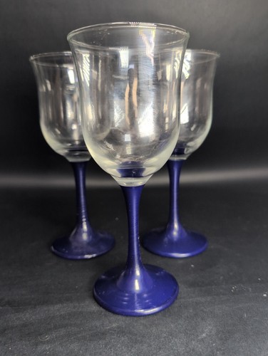 Vintage glass cobalt blue - glass,