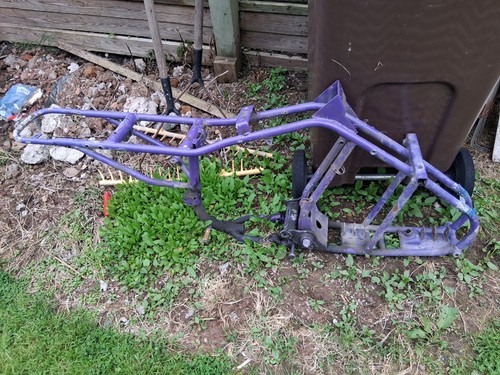 Purple suzuki lt80 frame - suzuki, large