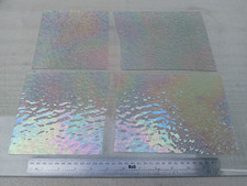 Stained glass offcuts. 4 x