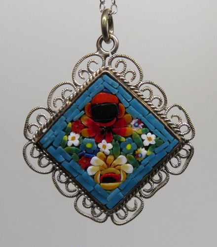 Silver italian micro mosaic - micro,