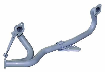 Exhaust pipework front - front, t25