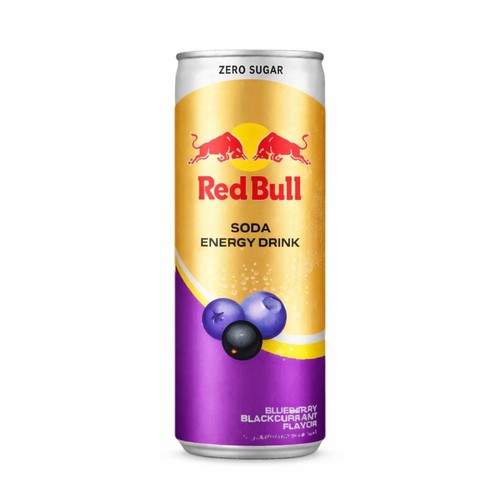 Red bull soda - soda, blueberry