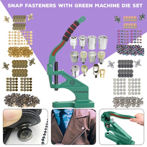 Hand press green machine with - hand,