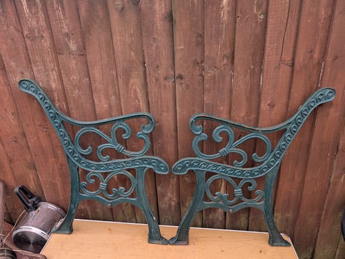 Vintage cast iron - cast, fleur