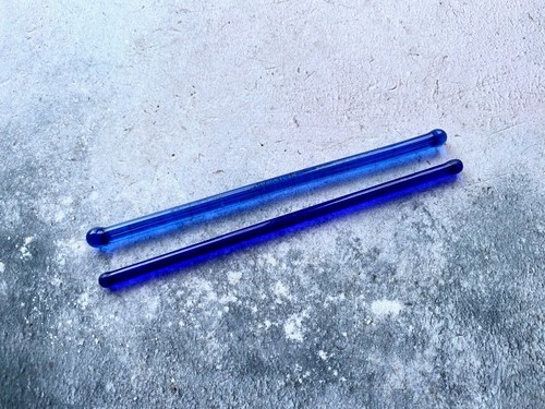 Pair vintage cobalt - of,