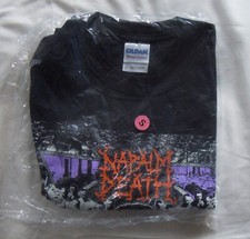 Napalm Death From Enslavement To Oblivion T-Shirt SMALL Official Merch New