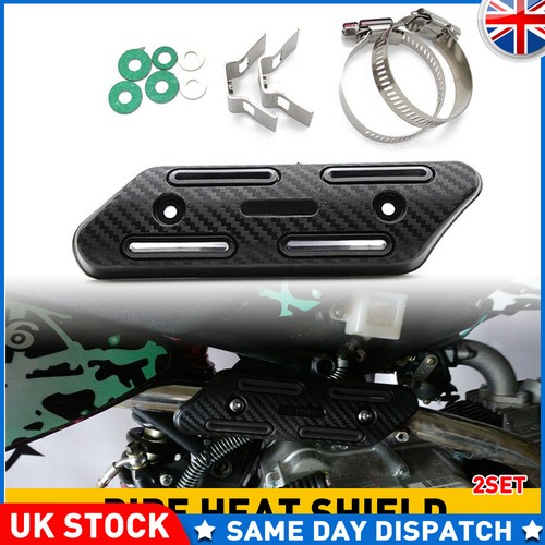 Blue exhaust guard - 2x,