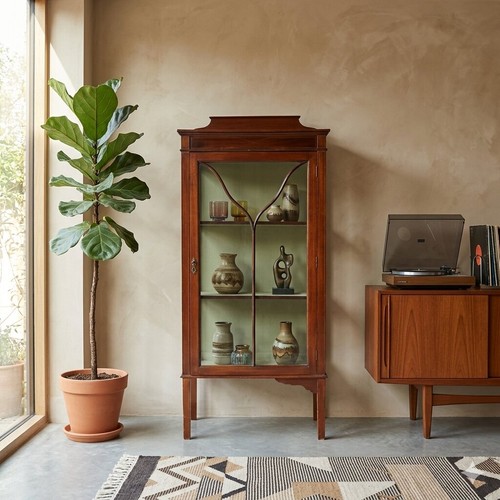 Antique display cabinet - antique,