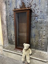 Antique Carved Mahogany Glazed