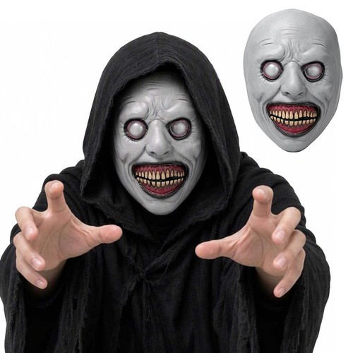 Halloween exorcist smile mask - halloween,