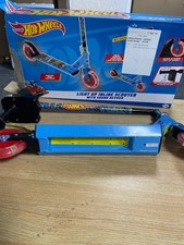 Move Hot Wheels Kids Light Up Inline Scooter With Sound Revver 2 Wheel 5+